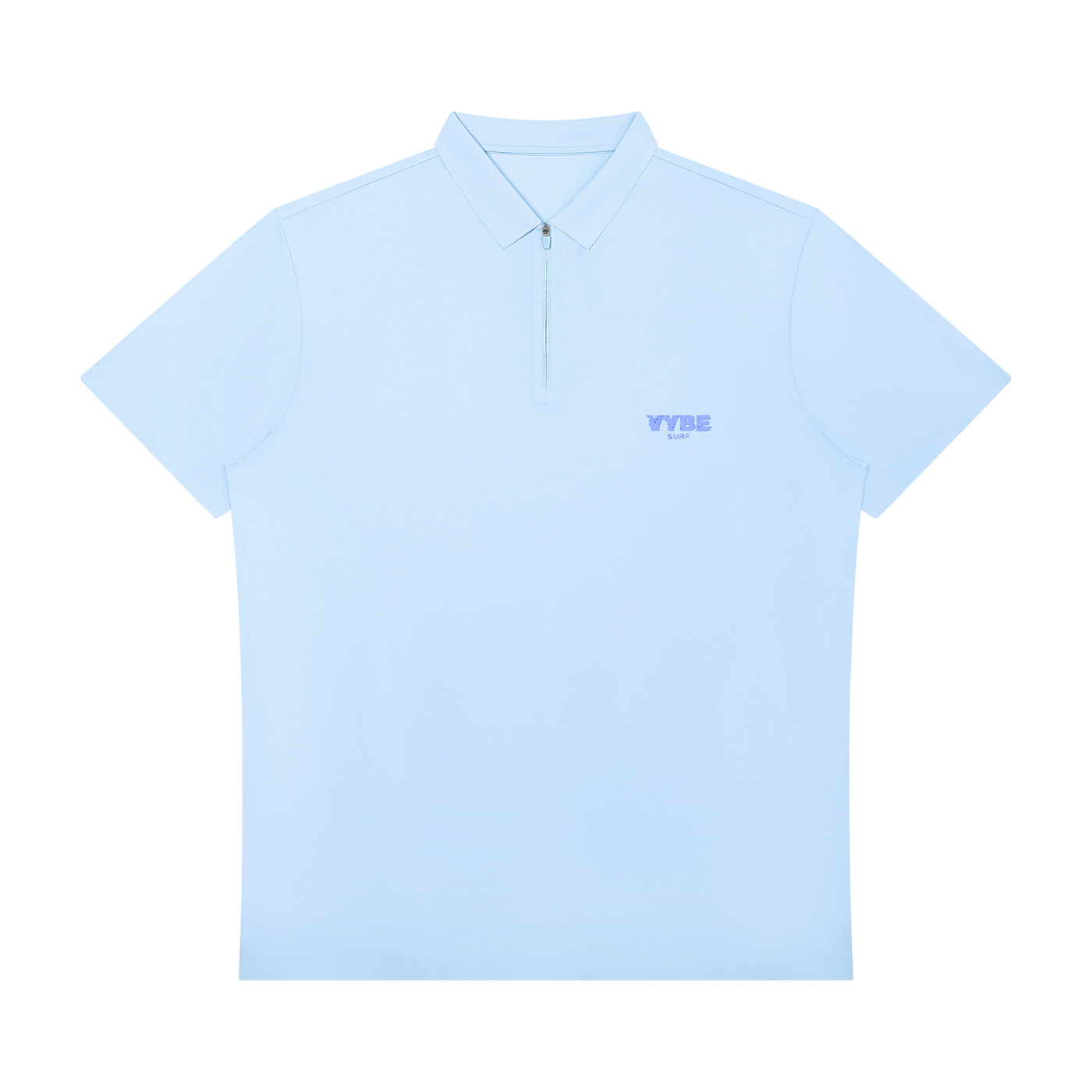 VYBE SURF Men's Quarter-Zip Performance Polo Shirt