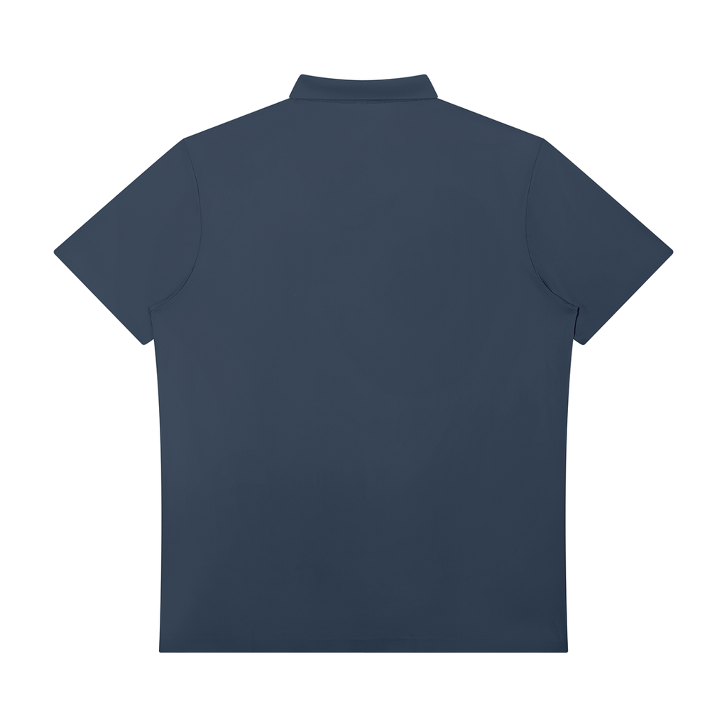 VYBE SURF Men's Quarter-Zip Performance Polo Shirt